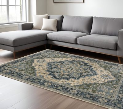 10′ X 13′ Oriental Area Rug With Fringe II
