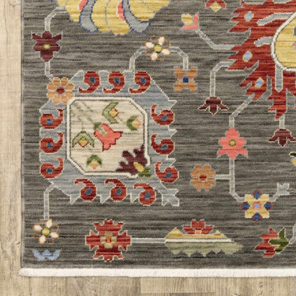 2′ X 6′ Oriental Runner Rug With Fringe II