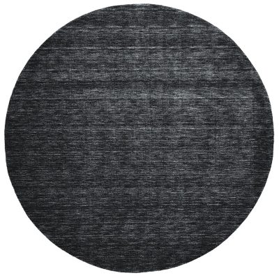 Black Wool Hand Woven Area Rug