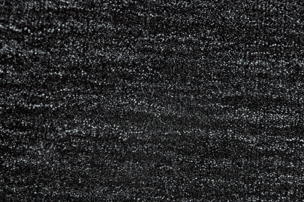 Black Wool Hand Woven Area Rug