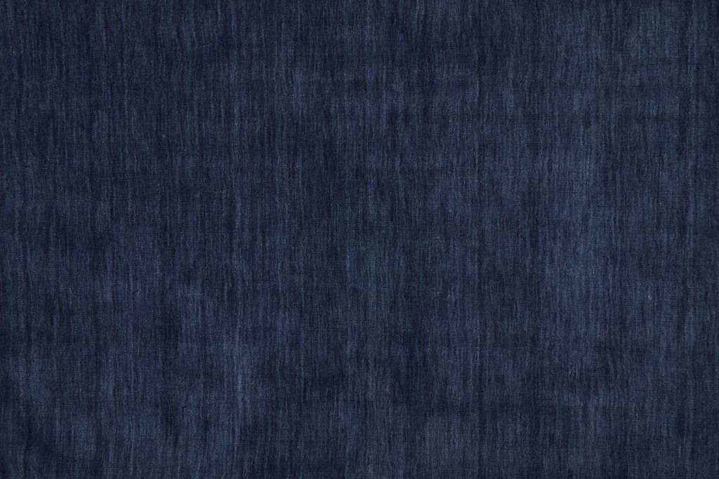 4′ X 6′ Blue Wool Hand Woven Area Rug