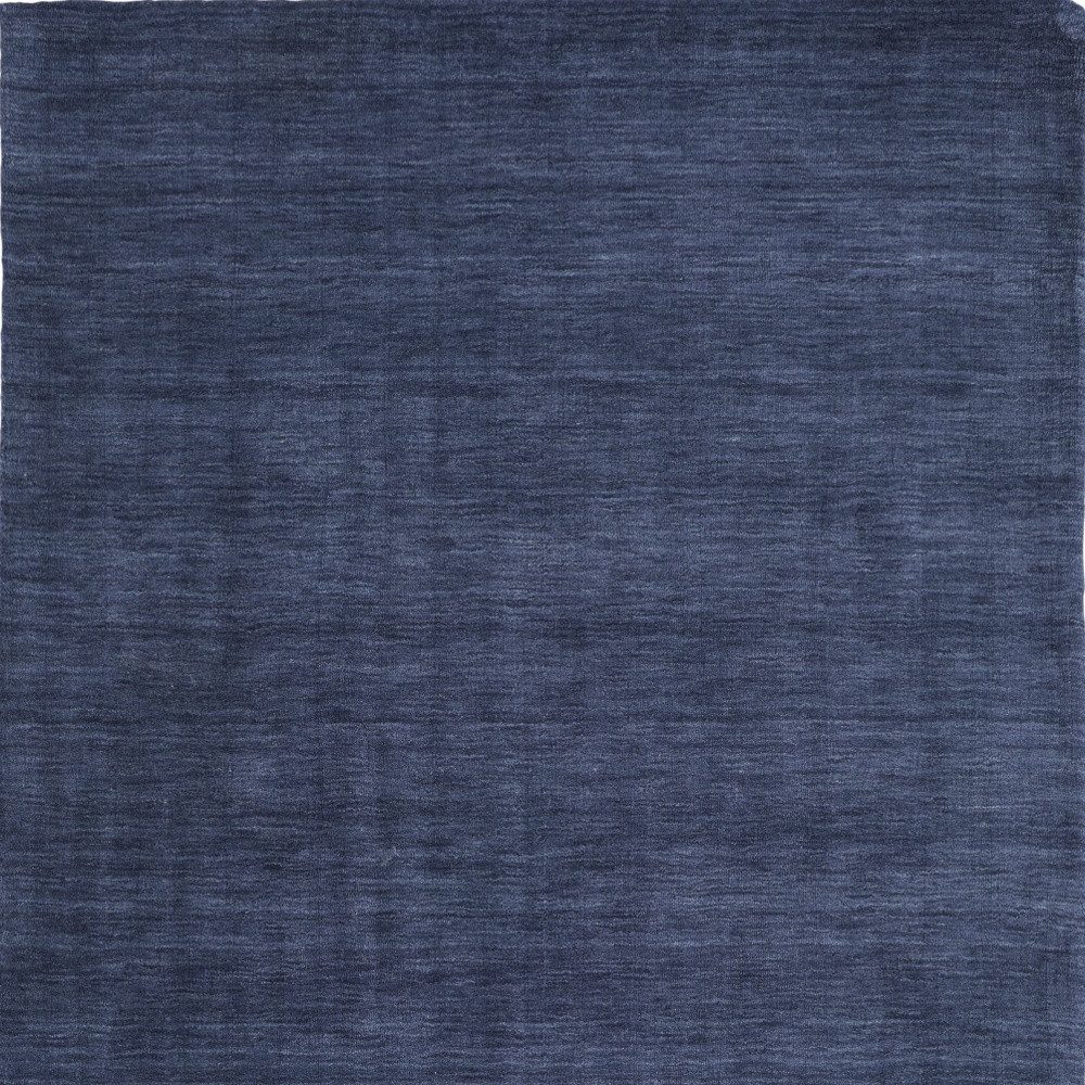 2′ X 3′ Blue Wool Hand Woven Area Rug