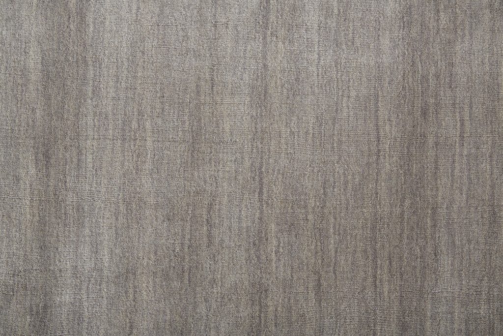 5′ X 8′ Gray and Ivory Wool Area Rug