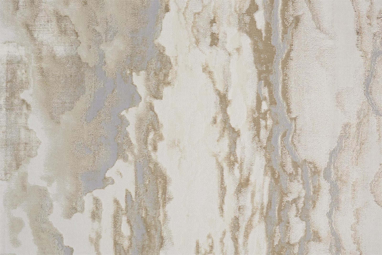 5′ X 8′ Brown And Ivory Abstract Area Rug