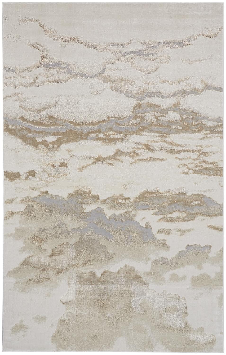 12′ X 18′ Brown And Ivory Abstract Area Rug