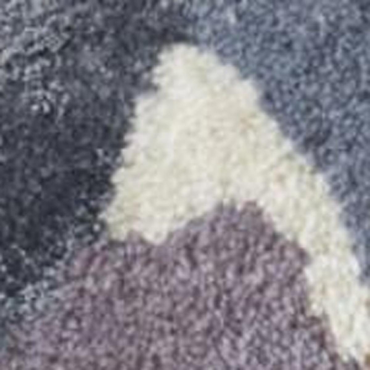 4′ X 6′ Blue Gray Pink Floral Wool Area Rug