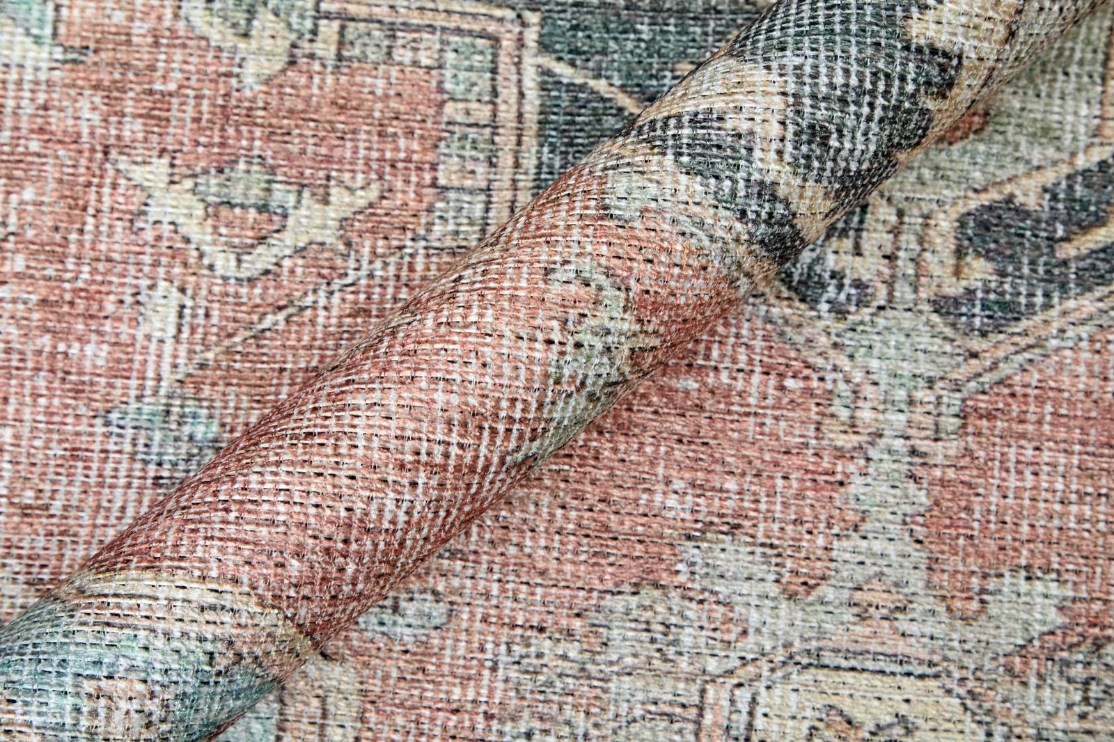 8′ X 10′ Blue And Orange Abstract Area Rug