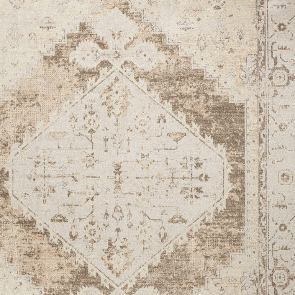 5′ X 7′ Sage Oriental Distressed Washable Area Rug