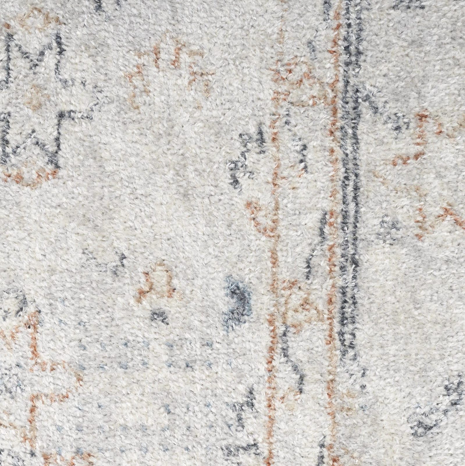 7′ X 9′ Light Blue Oriental Distressed Washable Area Rug