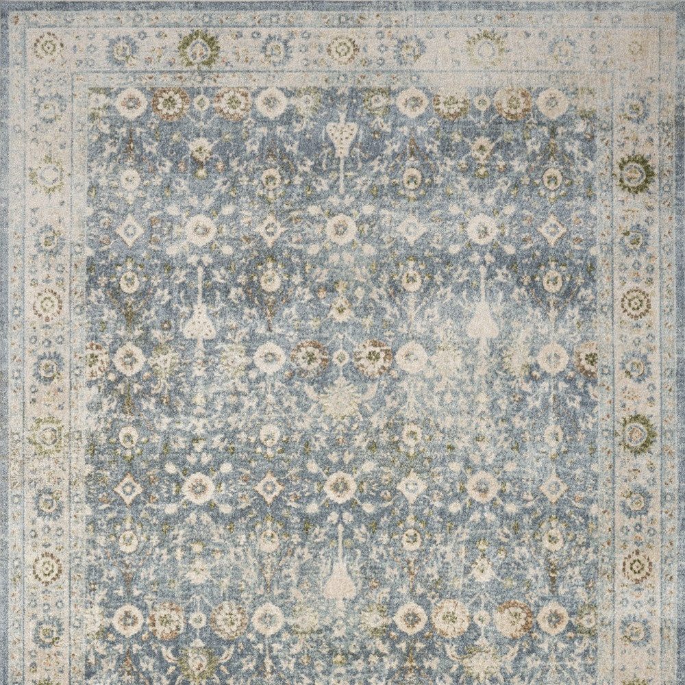 3′ X 5′ Silver Oriental Washable Area Rug