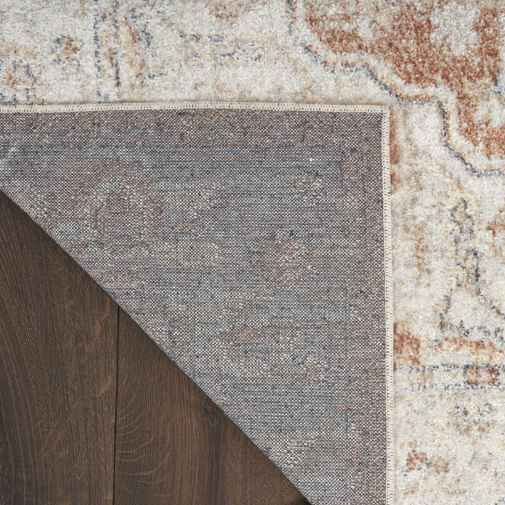 4′ X 6′ Gold Oriental Washable Area Rug