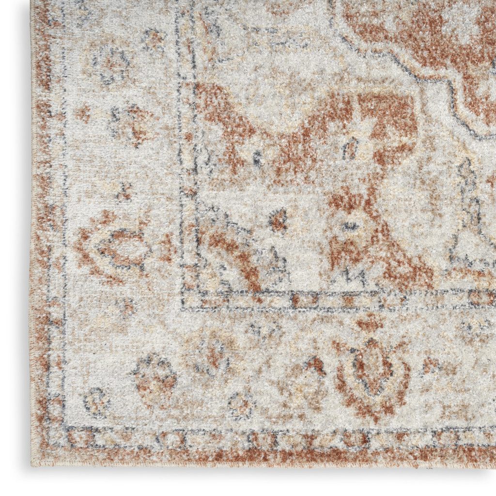 3′ X 5′ Gold Oriental Washable Area Rug