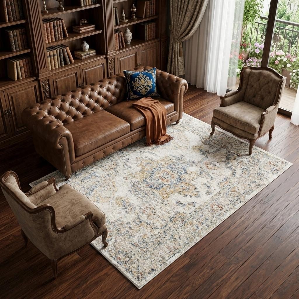 8′ X 10′ Gray Oriental Washable Area Rug