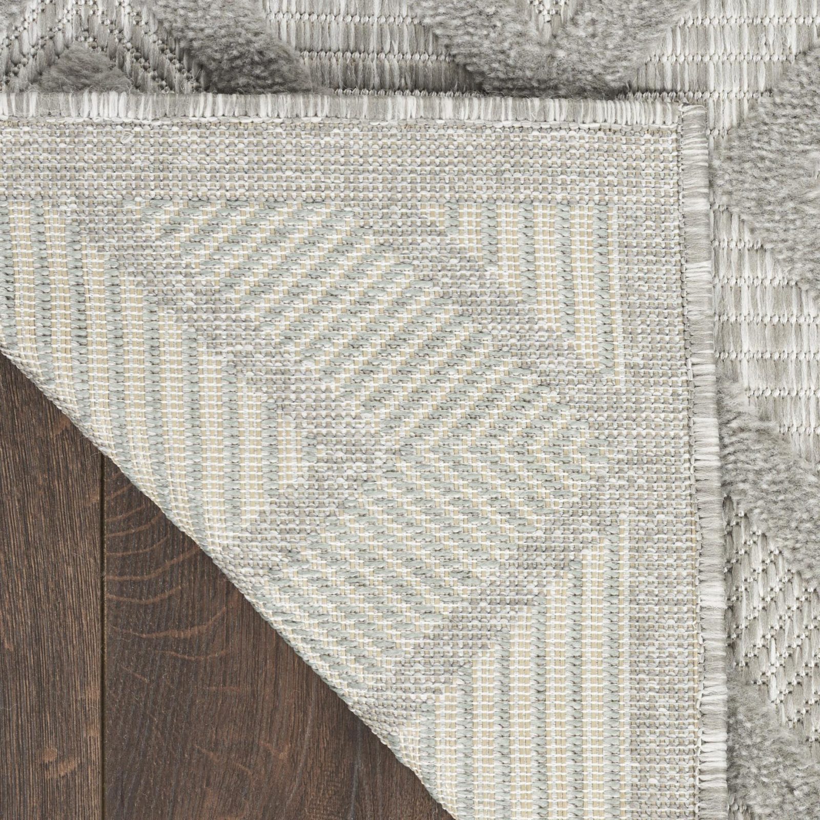 7′ X 10′ Gray Indoor Outdoor Area Rug