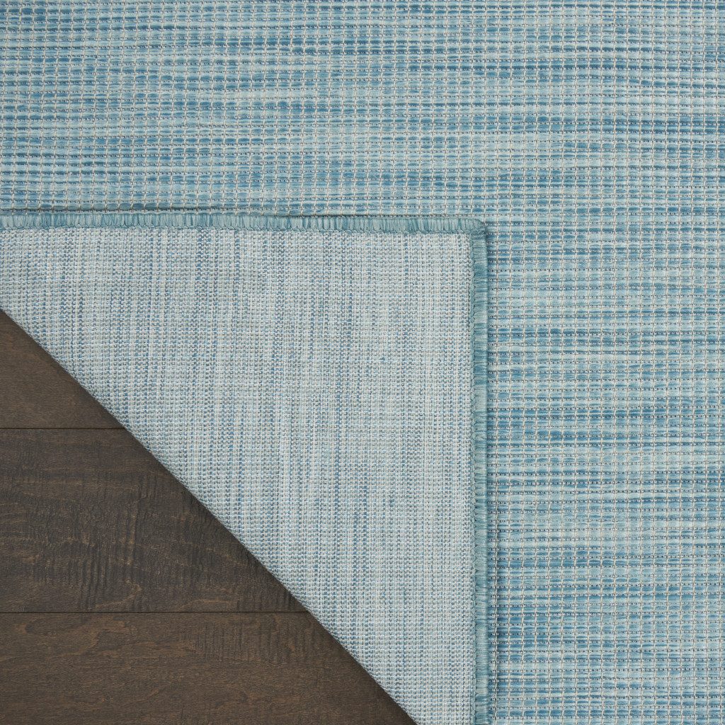 5′ X 7′ Aqua Indoor Outdoor Area Rug