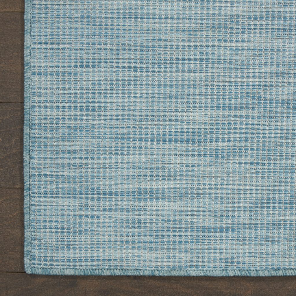 5′ X 7′ Aqua Indoor Outdoor Area Rug
