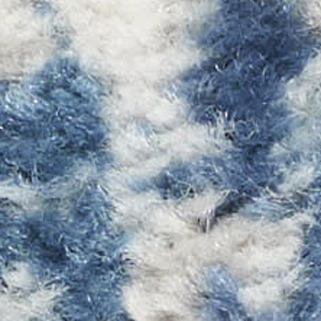 10′ X 14′ Ivory Gray Blue Abstract Distressed Area Rug