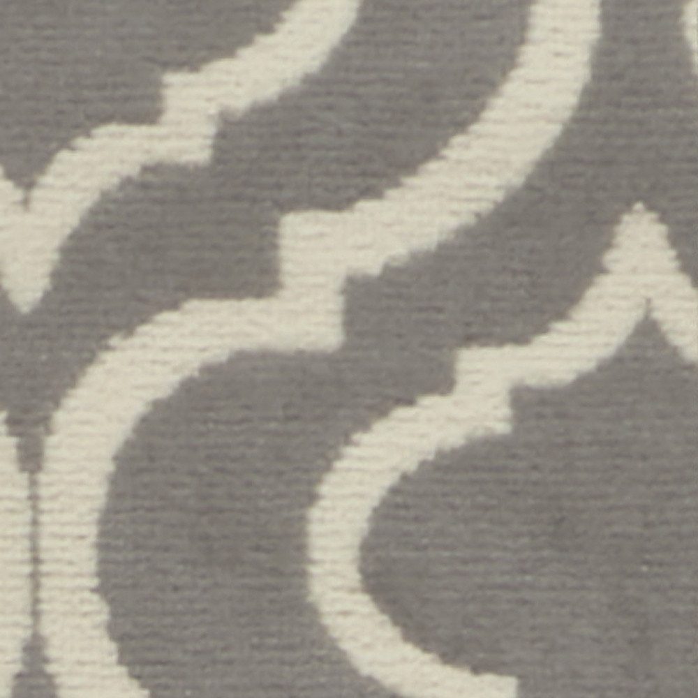 2′ X 4′ Gray Moroccan Power Loom Area Rug