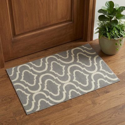 2′ X 4′ Gray Moroccan Power Loom Area Rug