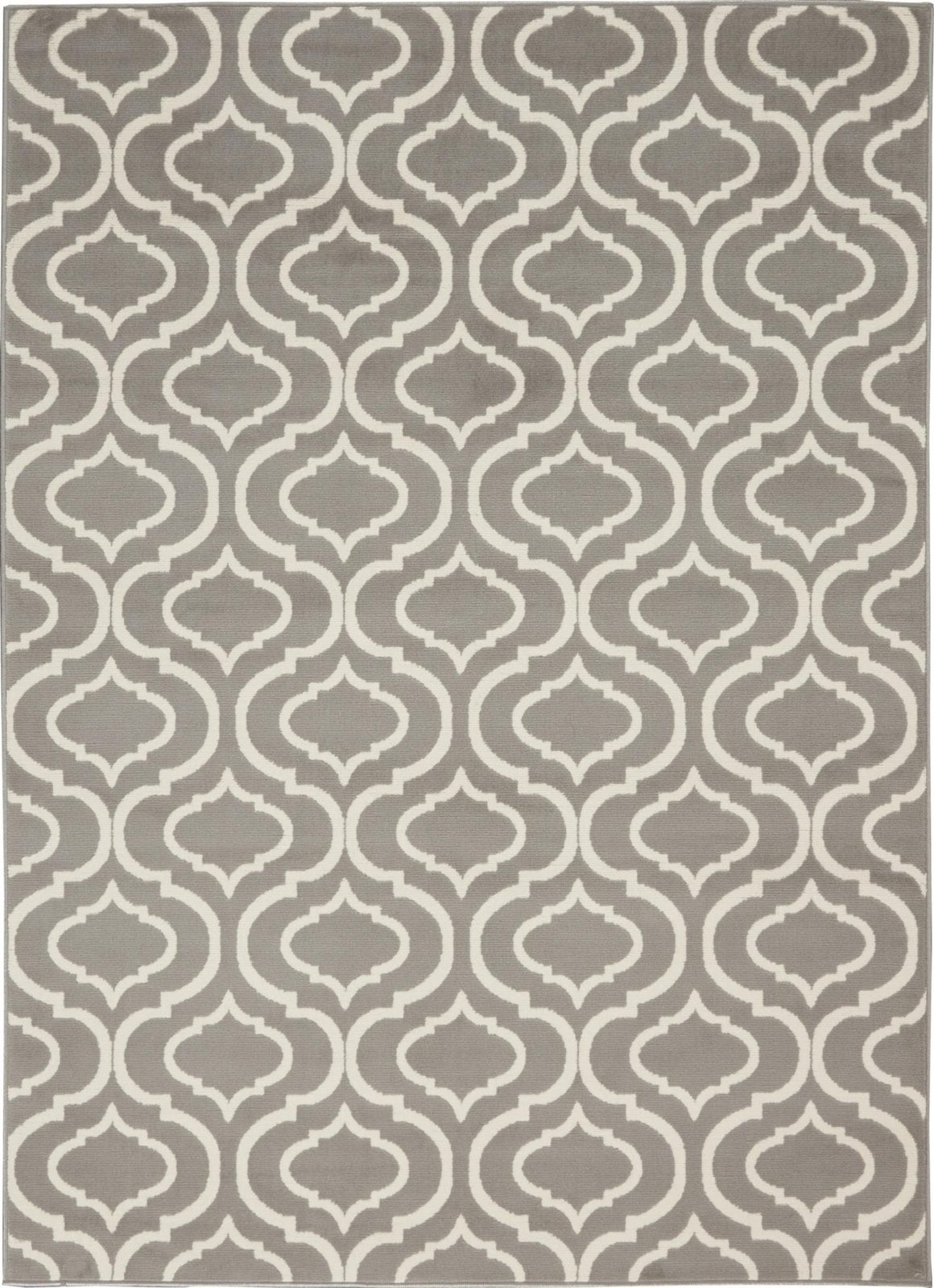 4′ X 6′ Gray Moroccan Power Loom Area Rug