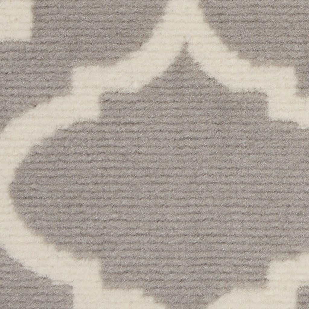 4′ X 6′ Gray Moroccan Power Loom Area Rug