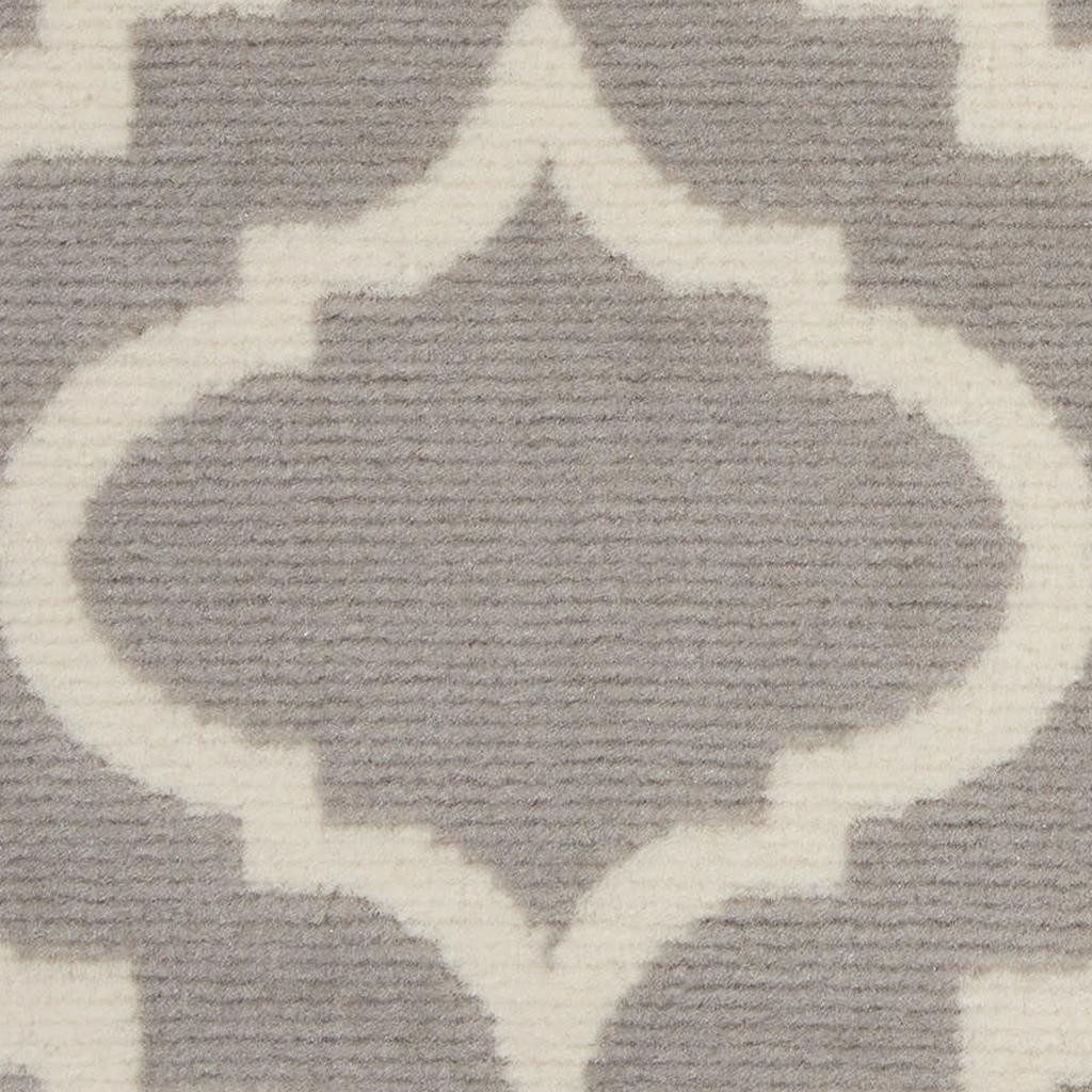 4′ X 6′ Gray Moroccan Power Loom Area Rug
