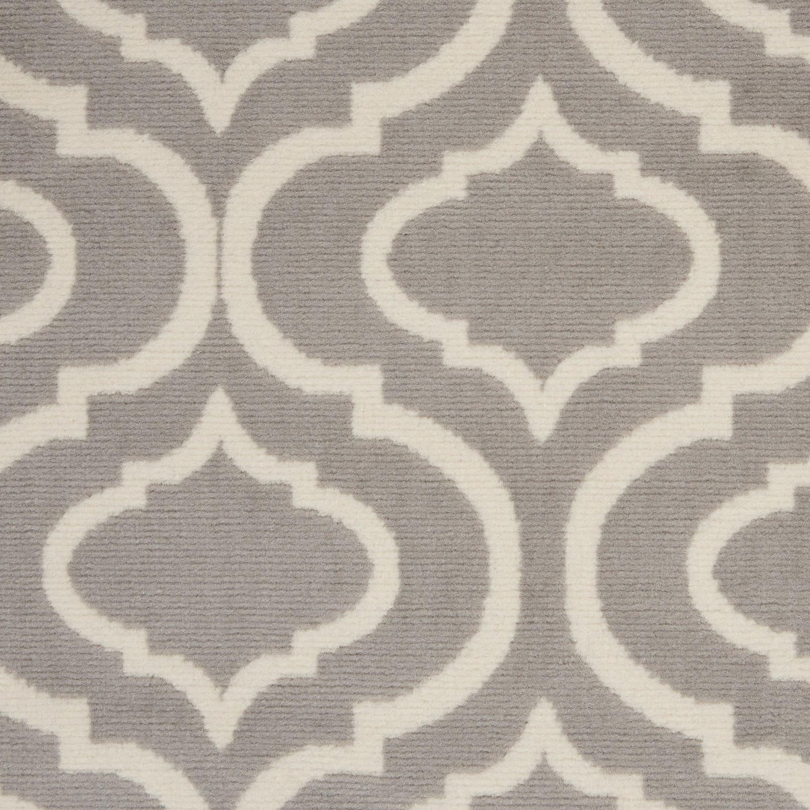 6′ X 9′ Gray Moroccan Power Loom Area Rug