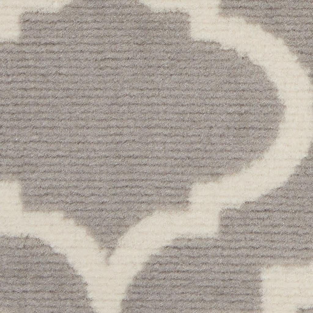 5′ X 7′ Gray Moroccan Power Loom Area Rug