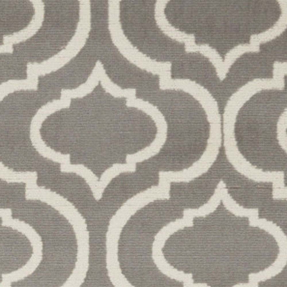 5′ X 7′ Gray Moroccan Power Loom Area Rug