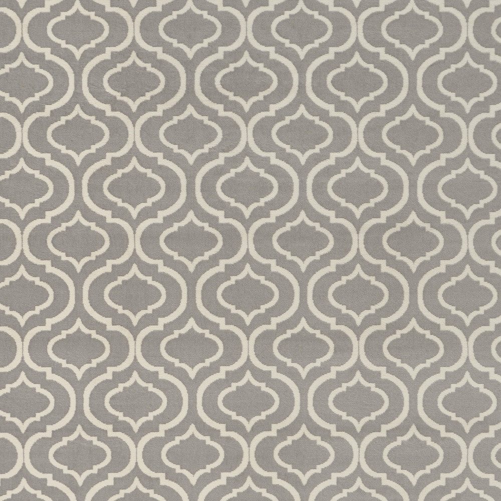 8′ X 10′ Gray Moroccan Power Loom Area Rug