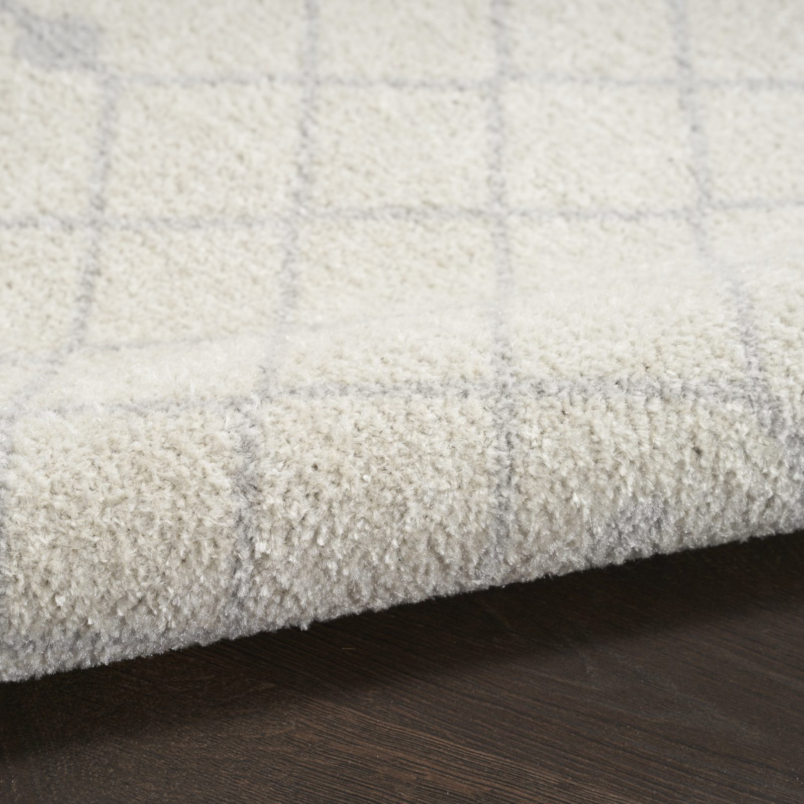 12′ Gray and Ivory Moroccan Washable Runner Rug