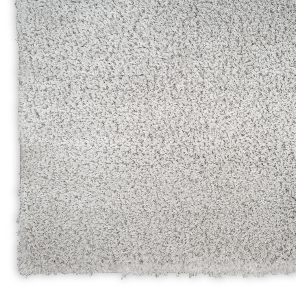 5′ X 7′ Silver Shag Area Rug