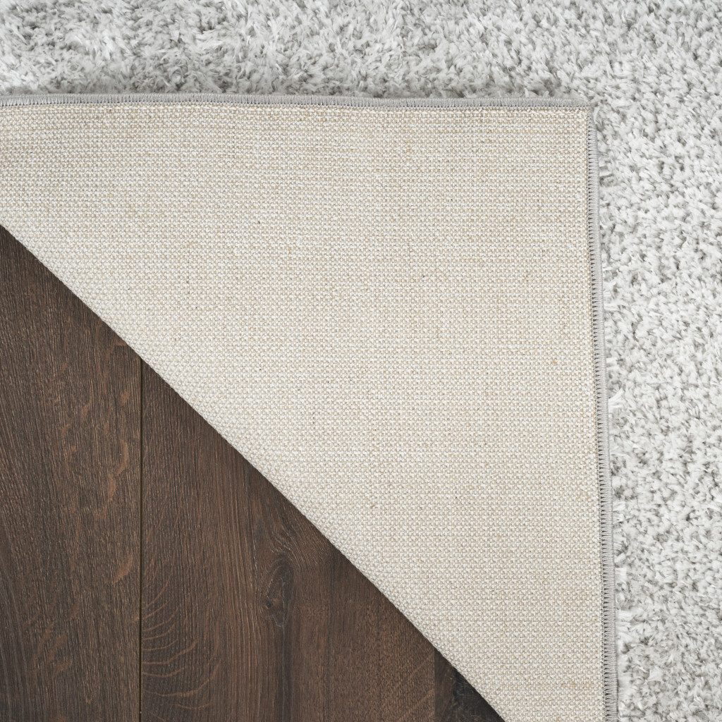 5′ X 7′ Silver Shag Area Rug