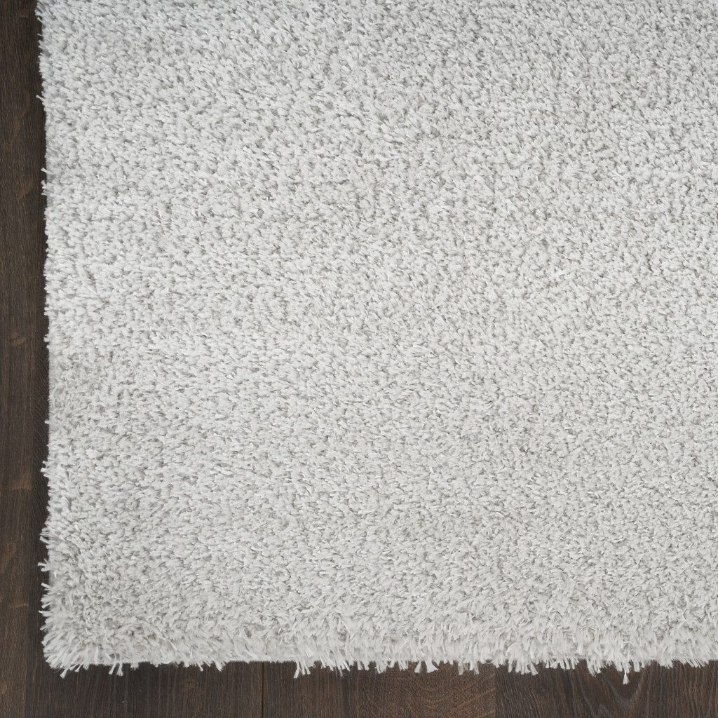 8′ X 10′ Silver Shag Area Rug