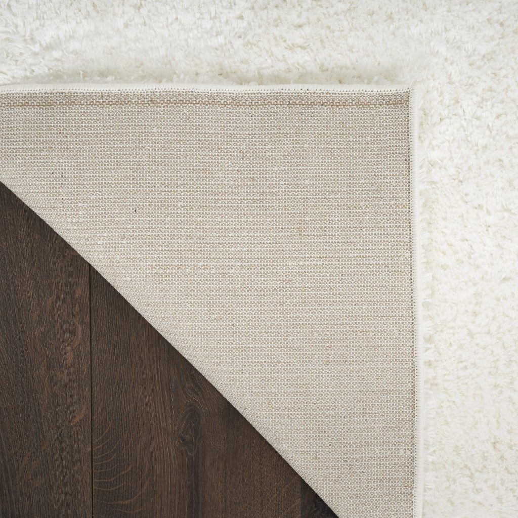 8′ X 10′ Ivory Shag Area Rug II
