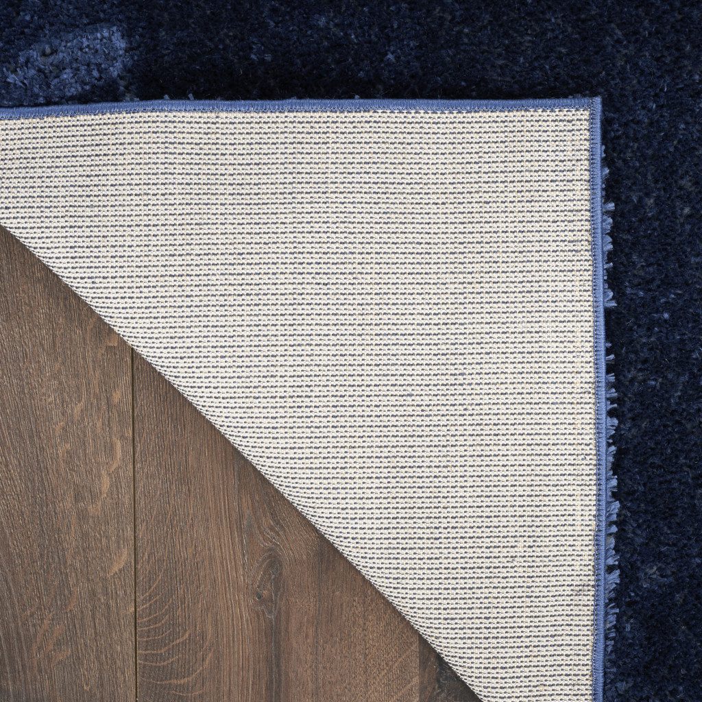 8′ X 10′ Navy Blue Shag Area Rug