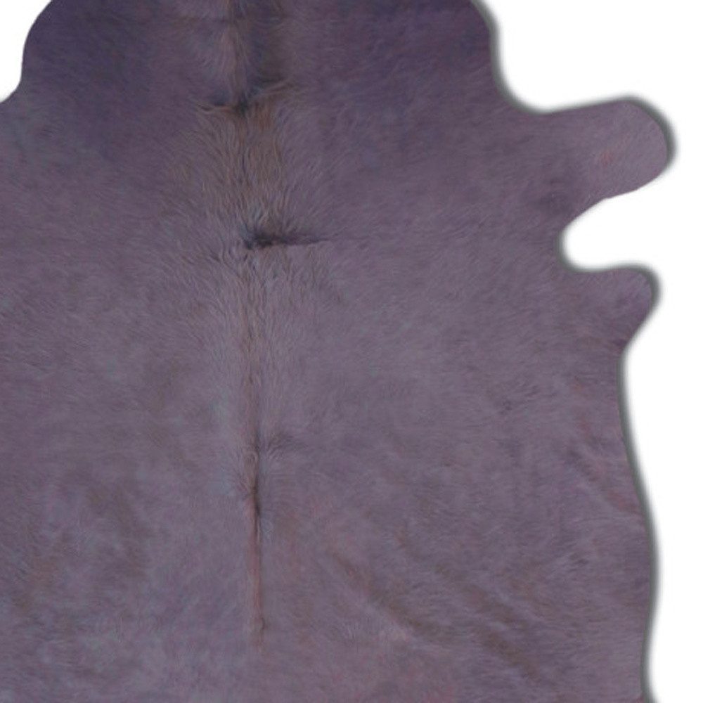 6′ X 7′ Lavender Cowhide Hand Knotted Area Rug