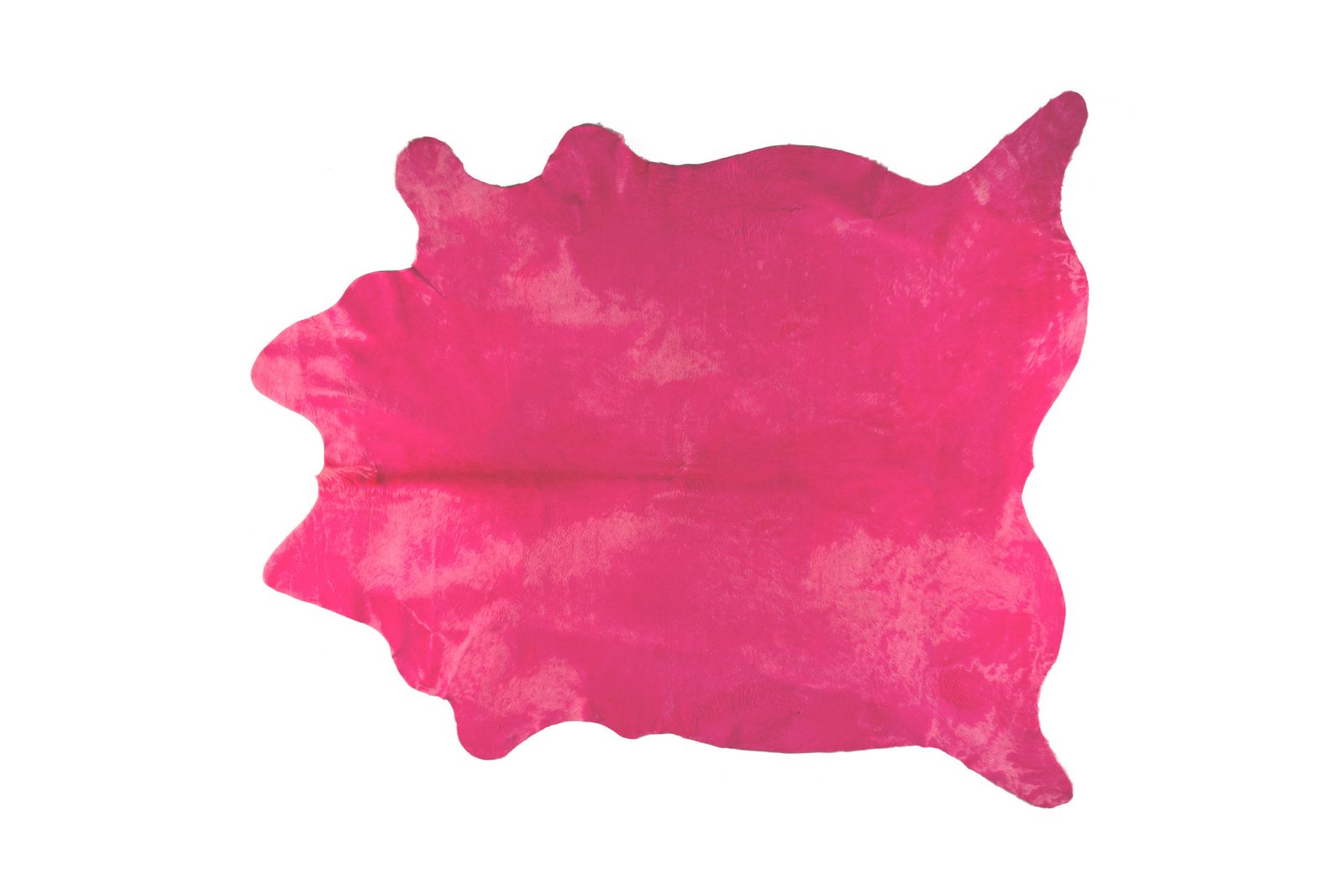 5′ X 7′ Pink Cowhide Hand Knotted Area Rug