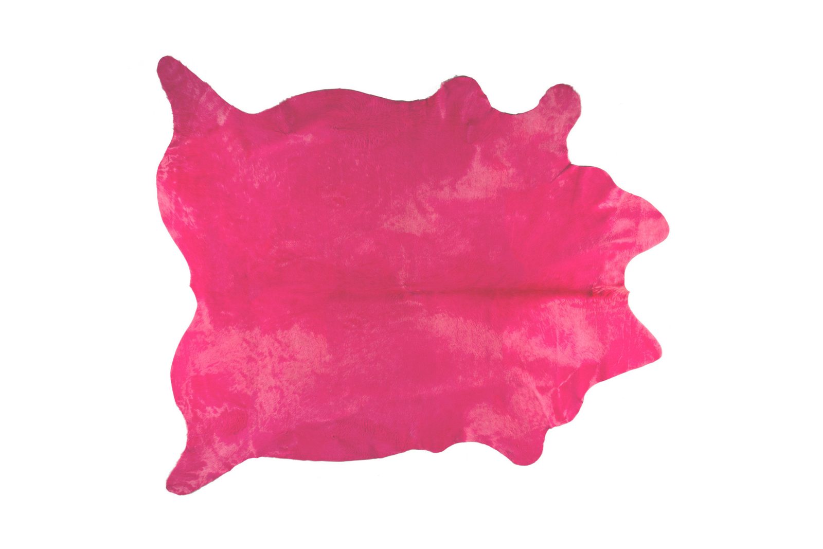 5′ X 7′ Pink Cowhide Hand Knotted Area Rug