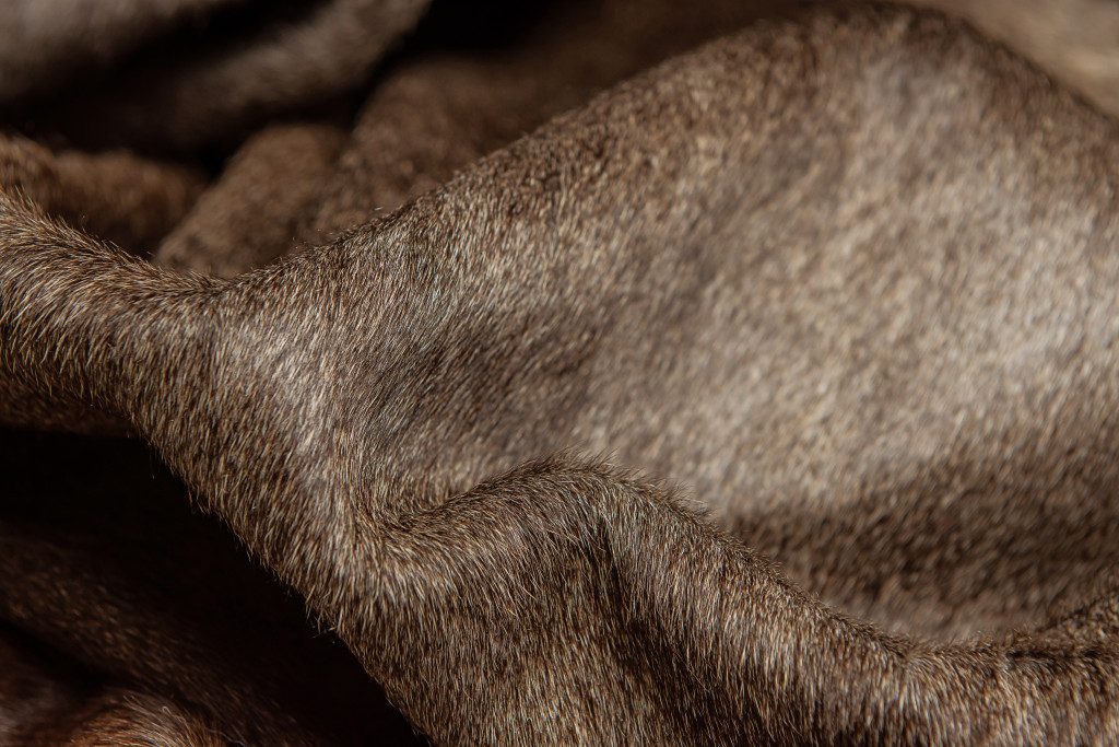 6′ X 7′ Brown Cowhide Hand Knotted Area Rug