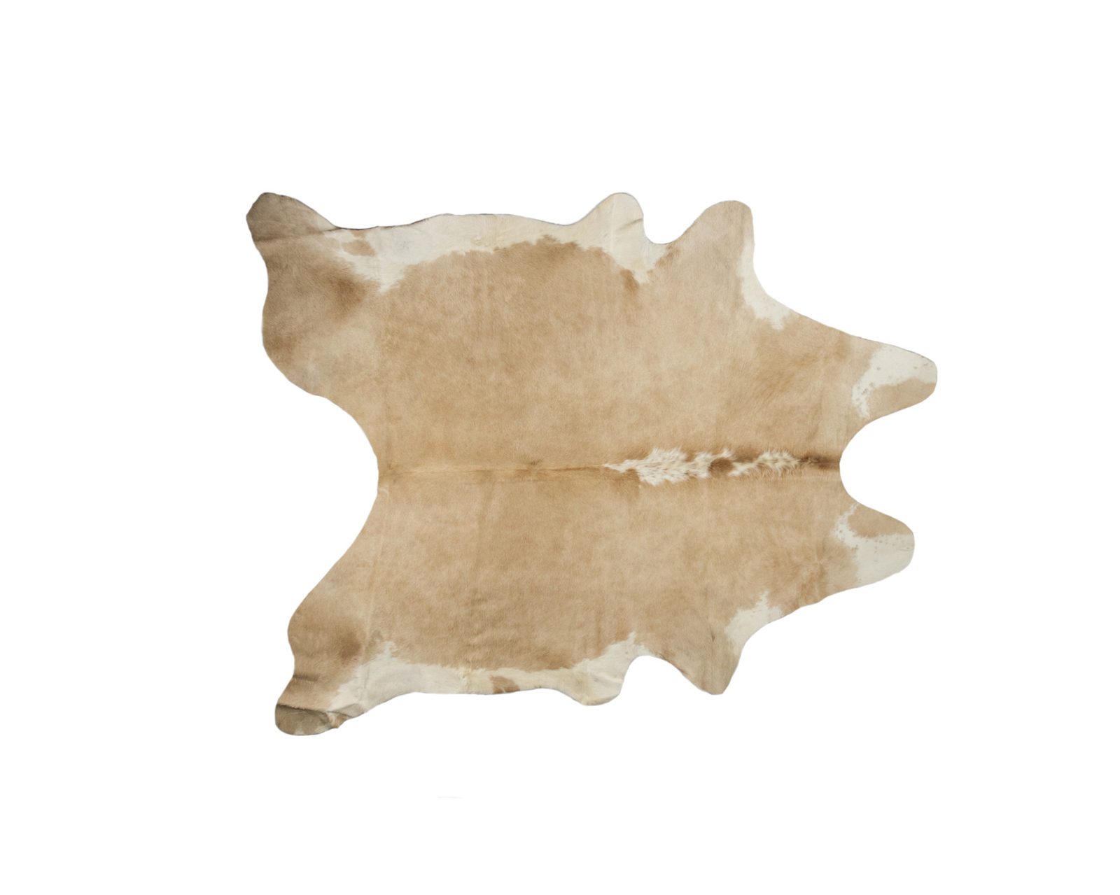 5′ X 7′ Brown and White Cowhide Area Rug V