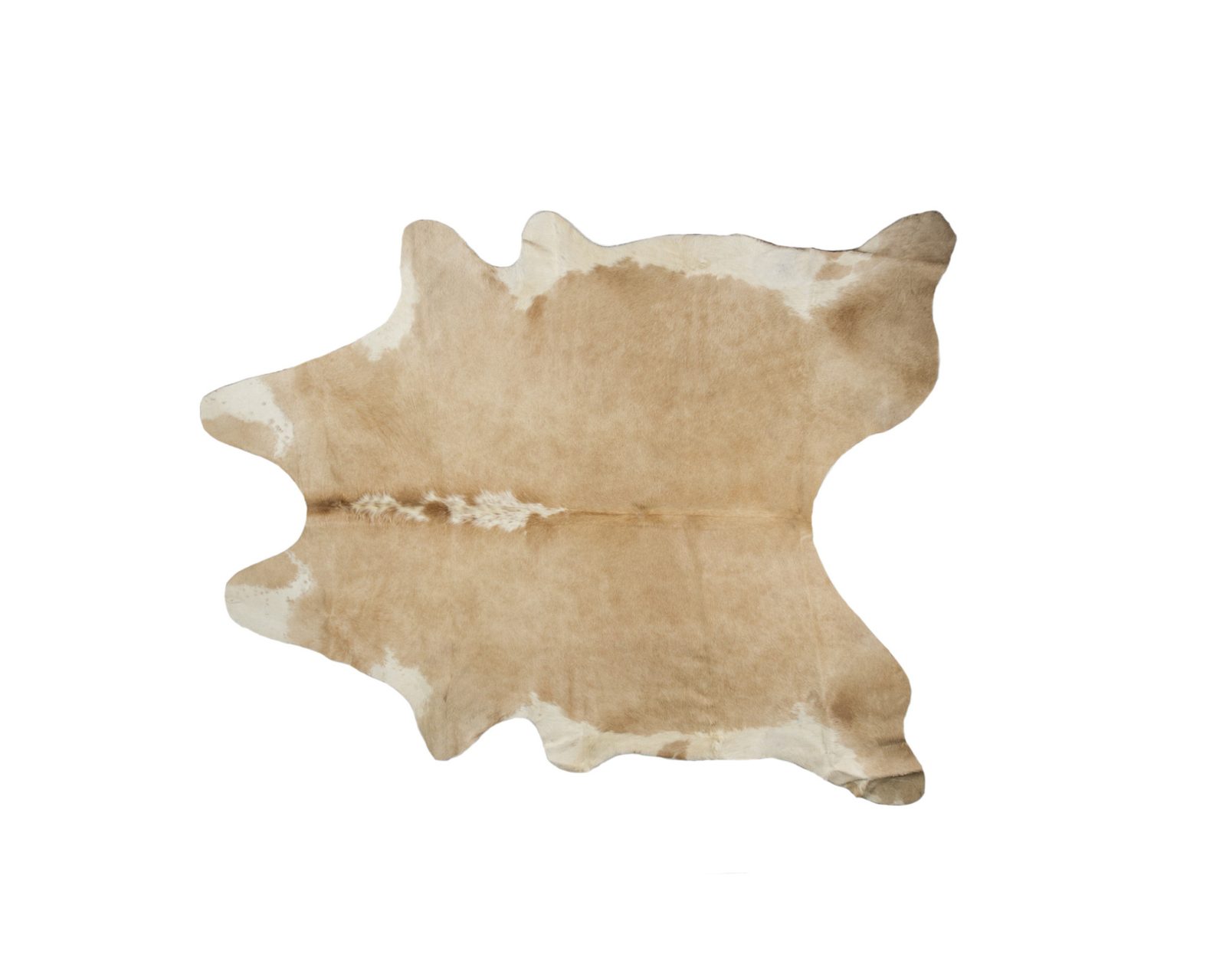 5′ X 7′ Brown and White Cowhide Area Rug V