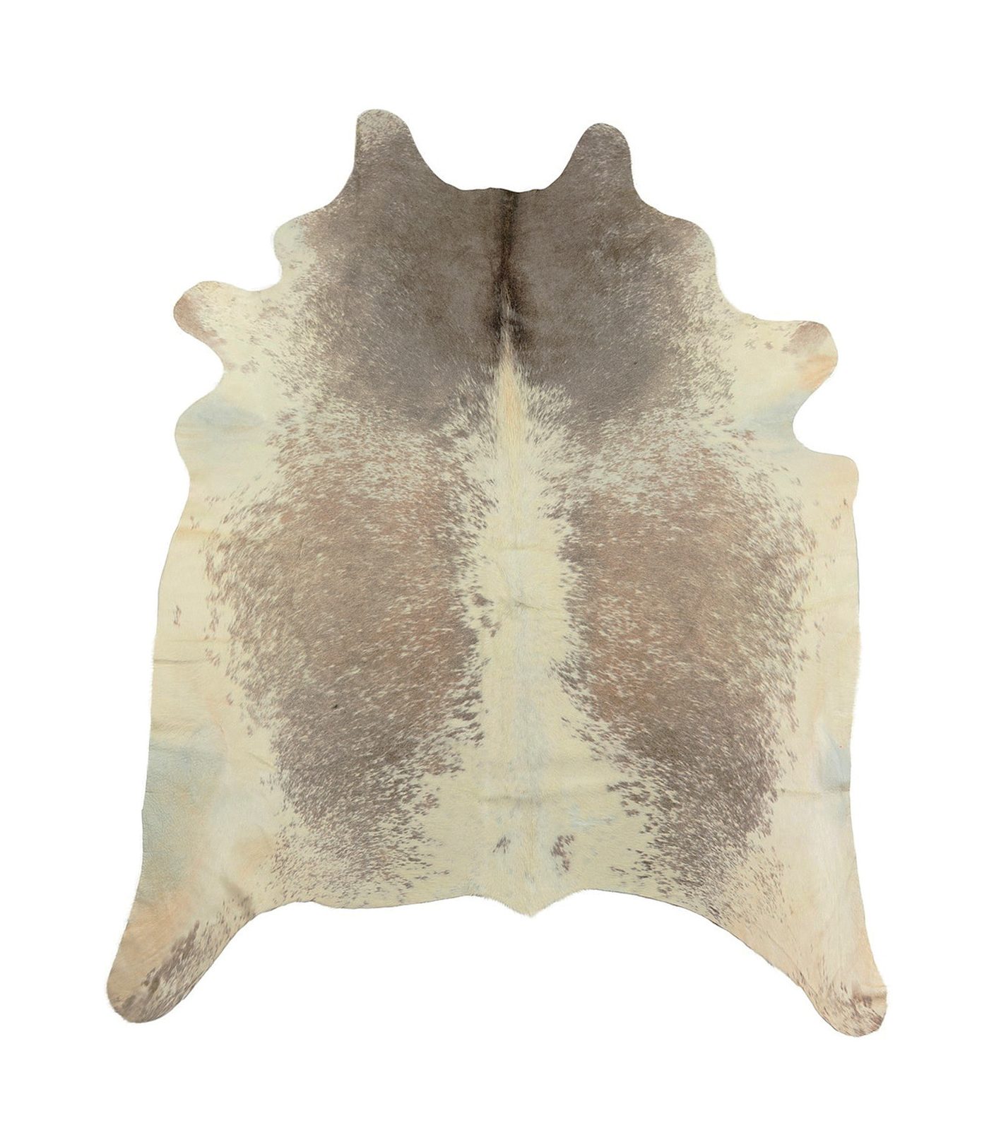 6′ X 7′ Brown and White Cowhide Area Rug III