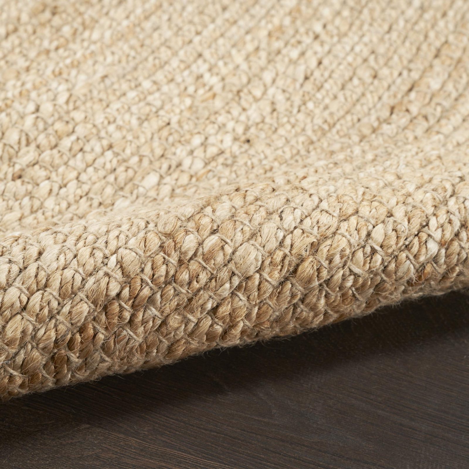 Natural Jute Flatweave Handmade Rectangle Area Rug