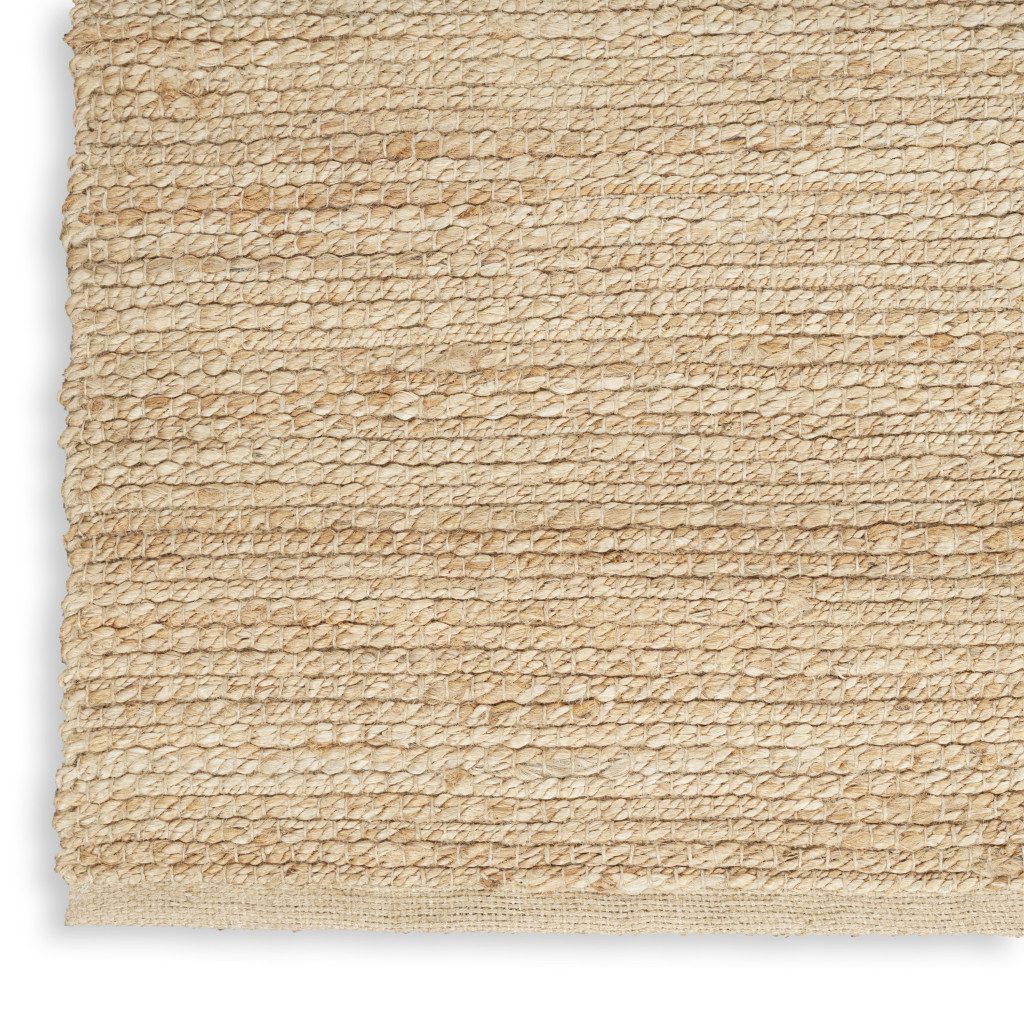 Natural Jute Flatweave Handmade Rectangle Area Rug