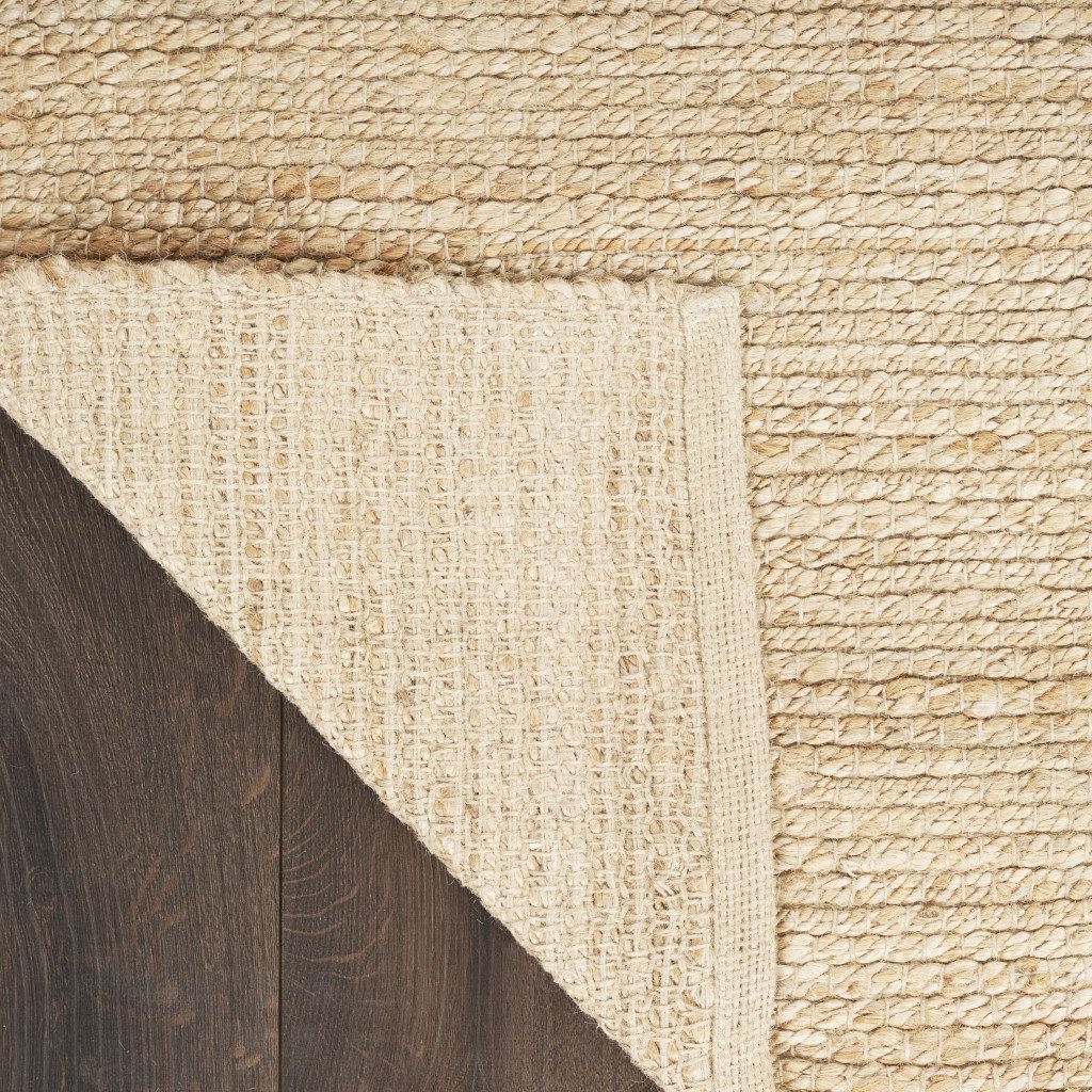 Natural Jute Flatweave Handmade Rectangle Area Rug