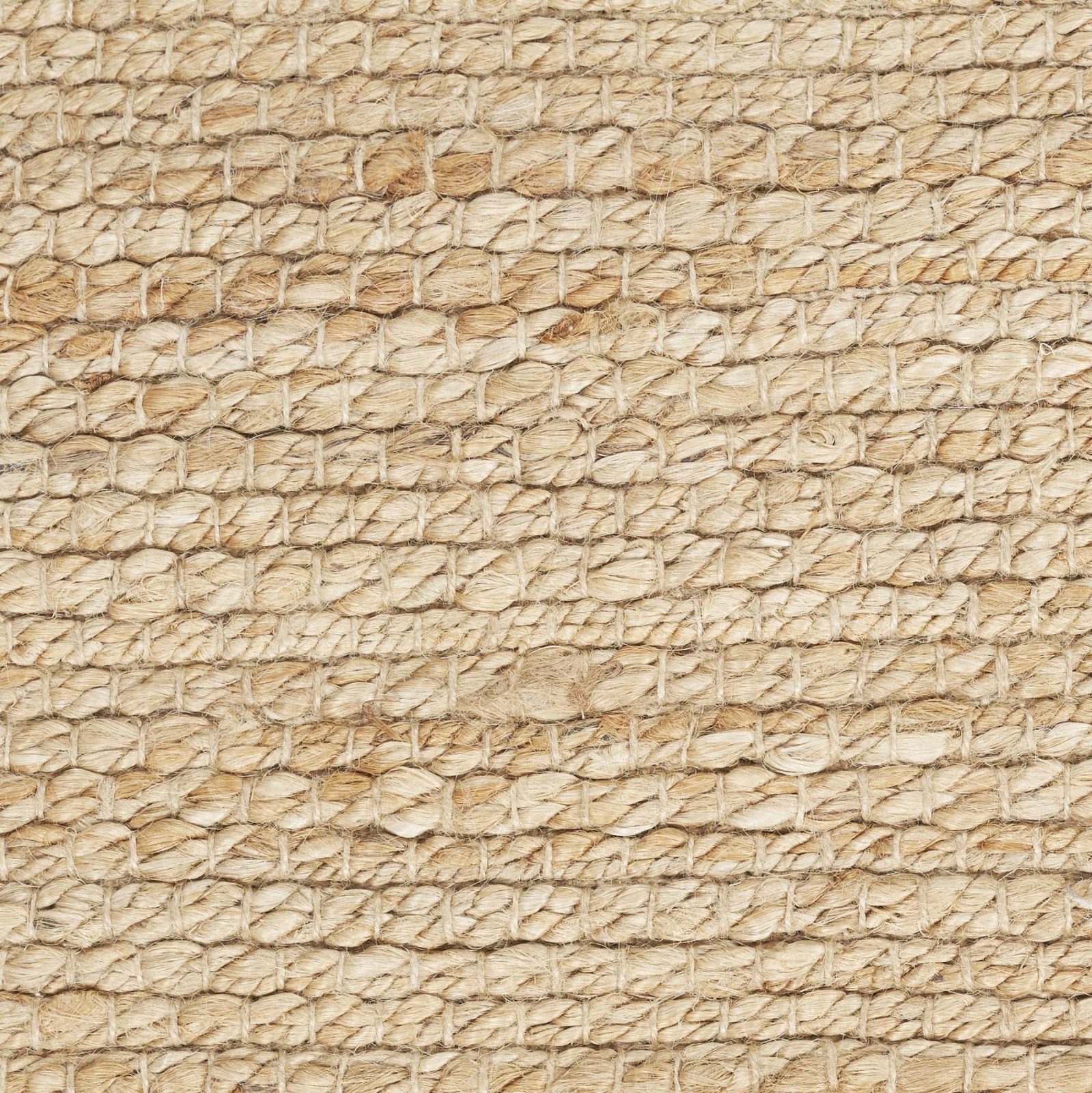Natural Jute Flatweave Handmade Rectangle Area Rug, 6′ × 9′