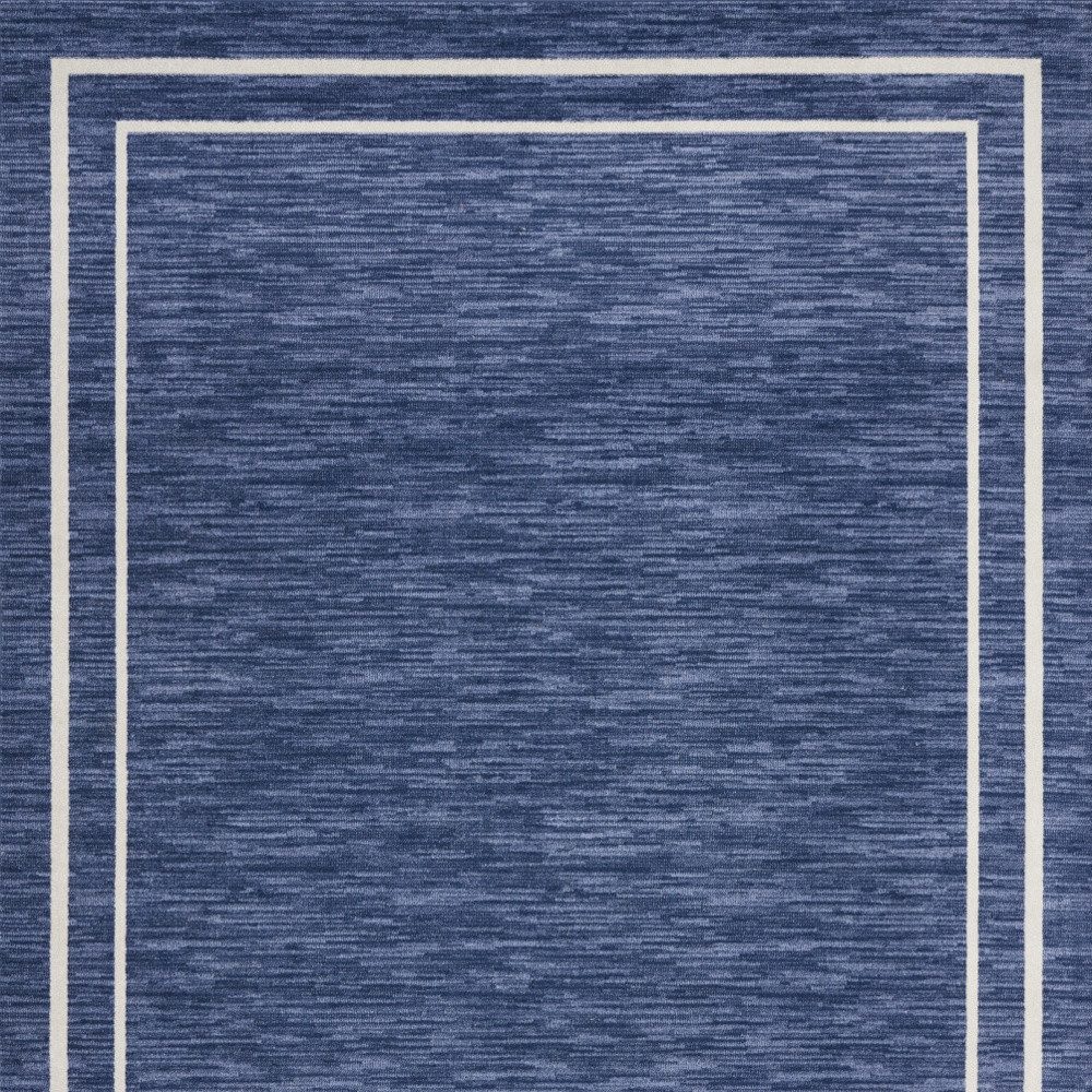 10′ X 14′ Navy and Ivory Indoor Outdoor Area Rug