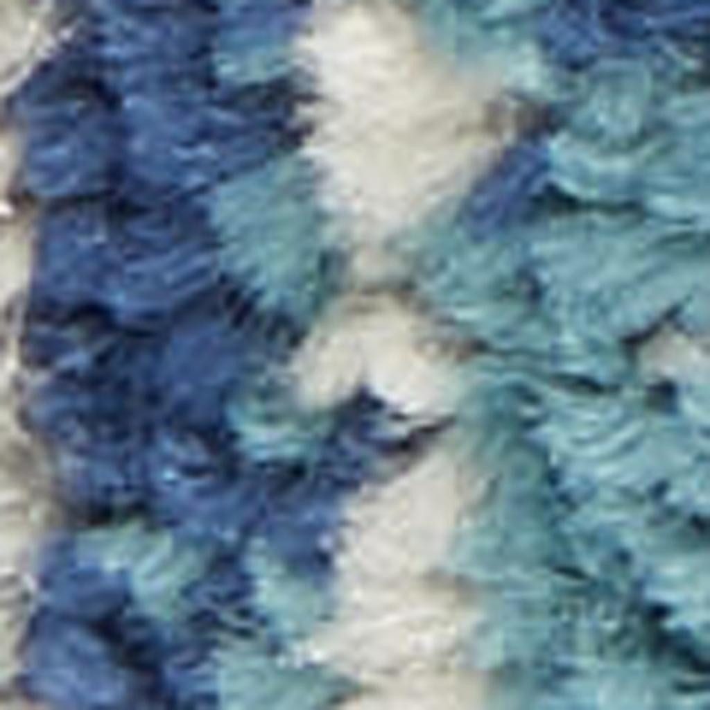 5′ X 7′ Blue and Yellow Geometric Area Rug