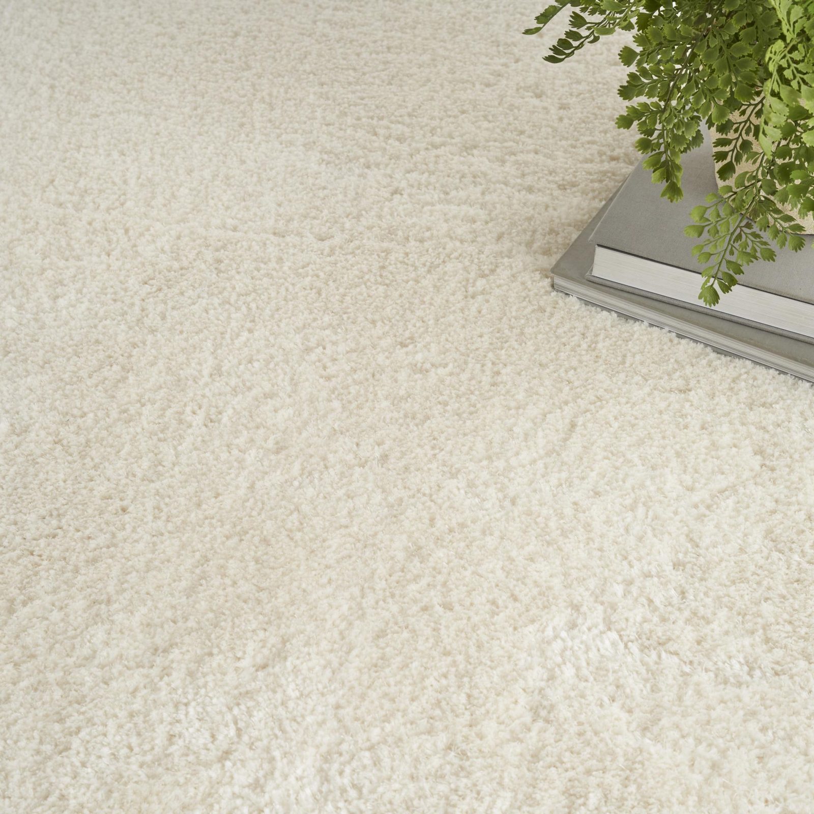 4′ X 6′ Ivory Shag Area Rug